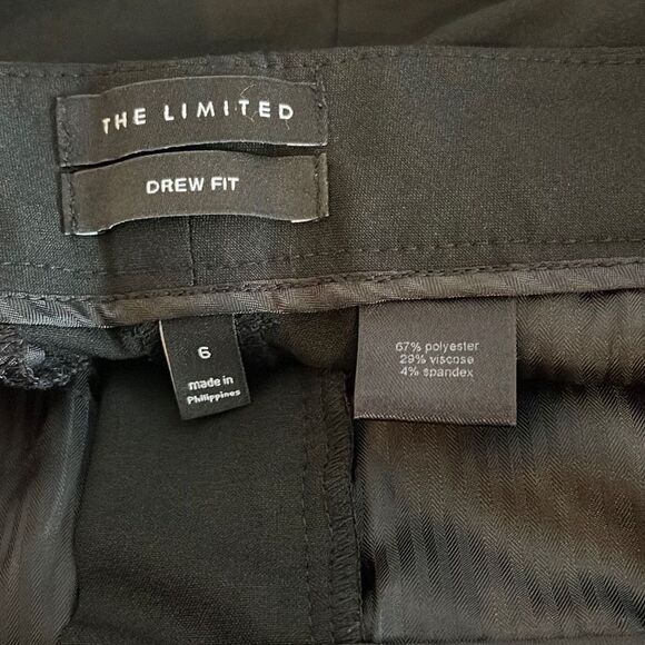 The Limited Women’s Black Drew Fit Dress Shorts size 6 - Picture 6 of 6